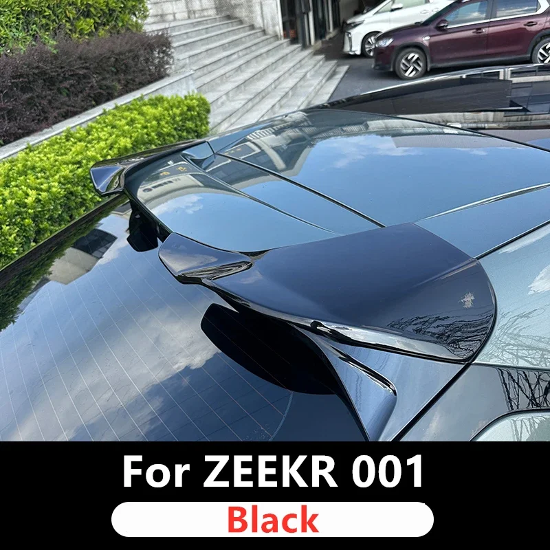 

For ZEEKR 001 2021-2025 Car Roof Spoiler Decoration Cover Sticker Exterior Styling Sport Tail Fin Modification Accessories