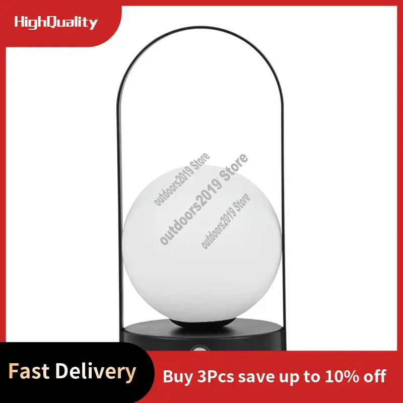 

Портативная уличная подвесная металлическая настольная лампа с регулируемой яркостью, перезаряжаемая прикроватная лампа для спальни-ABHG