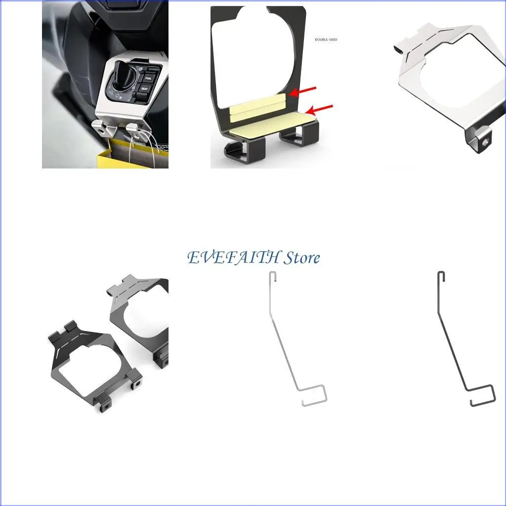 

124B Motorcycle Hook Bracket for NSS350 Front Storage Hook Stainless Luggage Hook