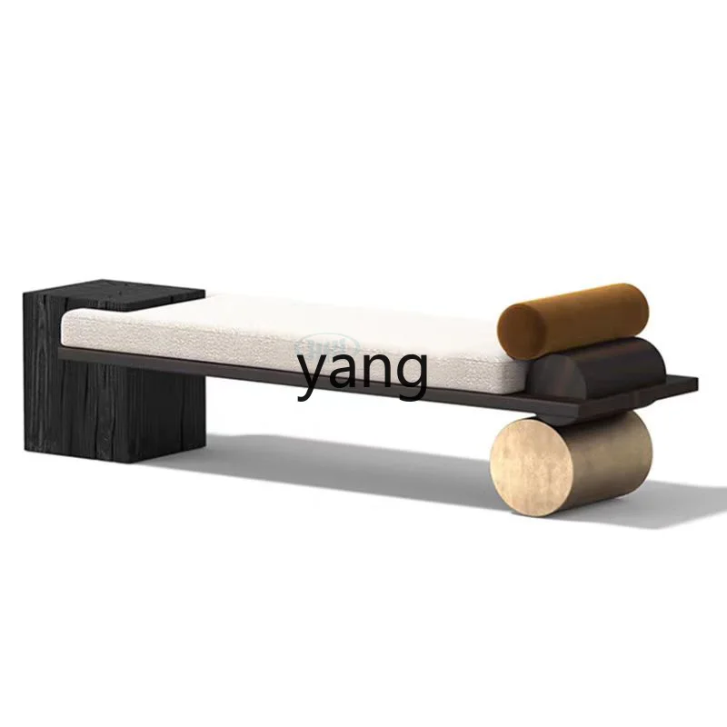LTT， Chinese sofa stool Internet celebrity home shoe stool sales department bench wooden