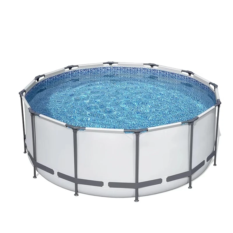 2025 56420 3,66 m x 1,22 m piscina de plástico con estructura metálica redonda tamaño familiar