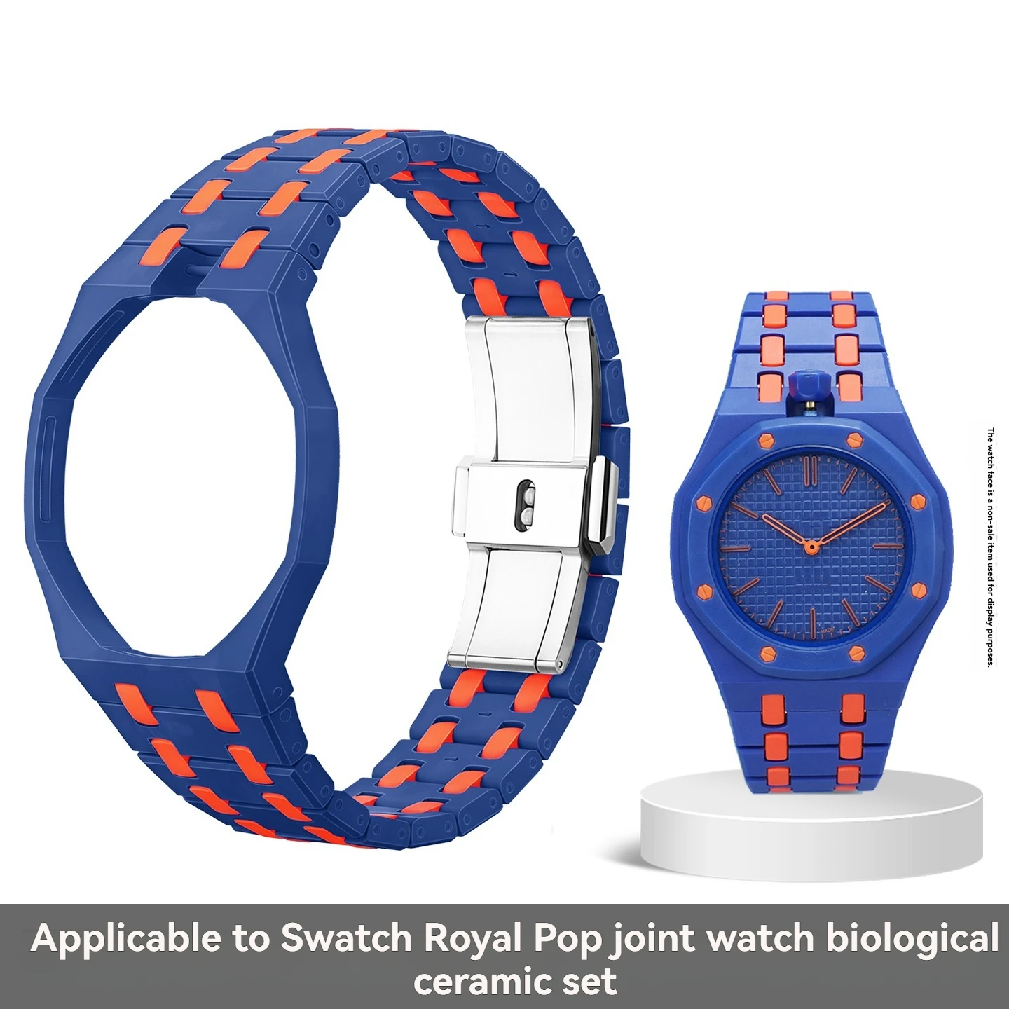 suitable-for-swatch-ap-co-branded-pocket-watch-royal-pop-with-specially-modified-bioceramic-case-and-strap