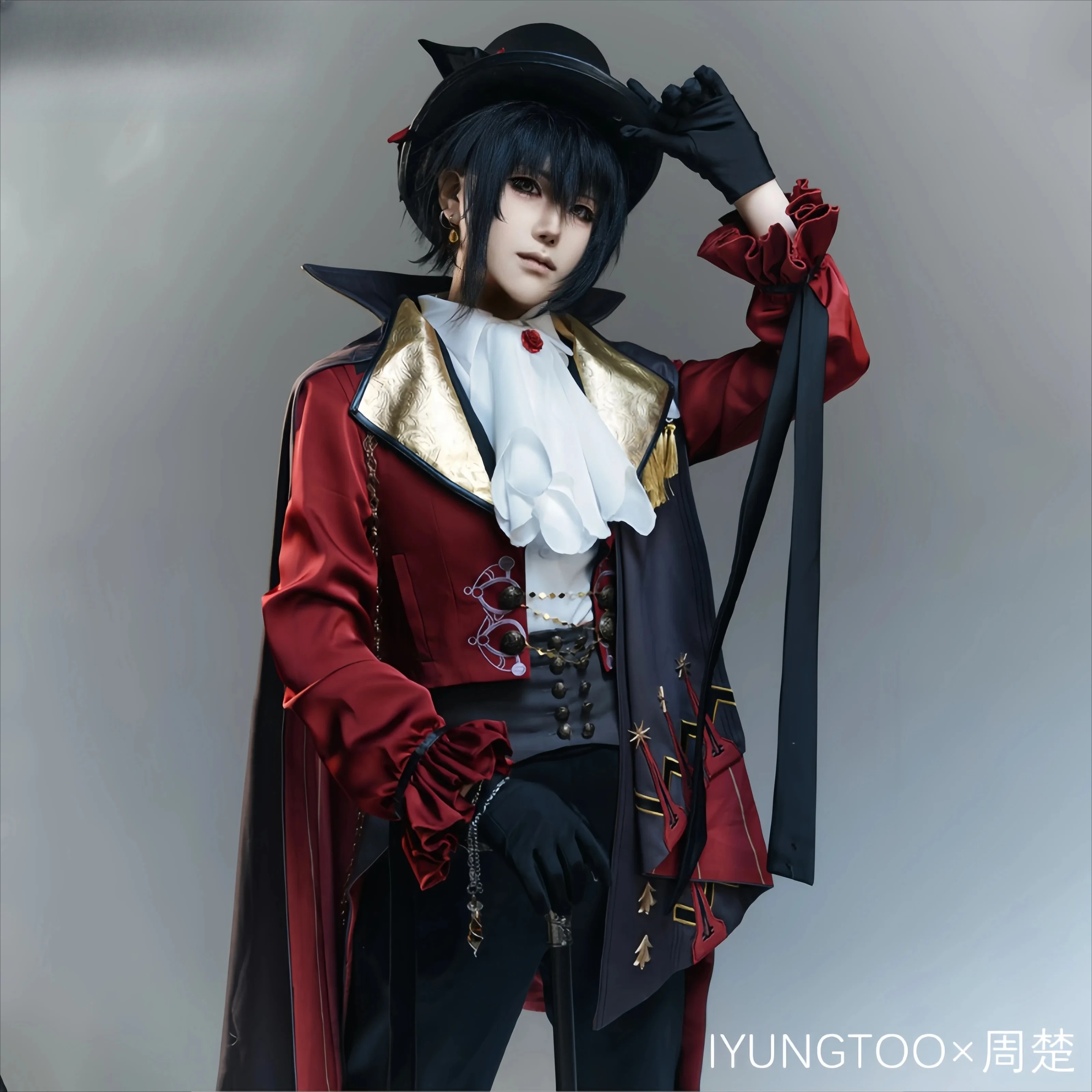 Lord of Mysteries Klein Moretti Cosplay Costume Halloween Christmas New Gothic suits hat cloak vest prop uniform men women HCos view 2
