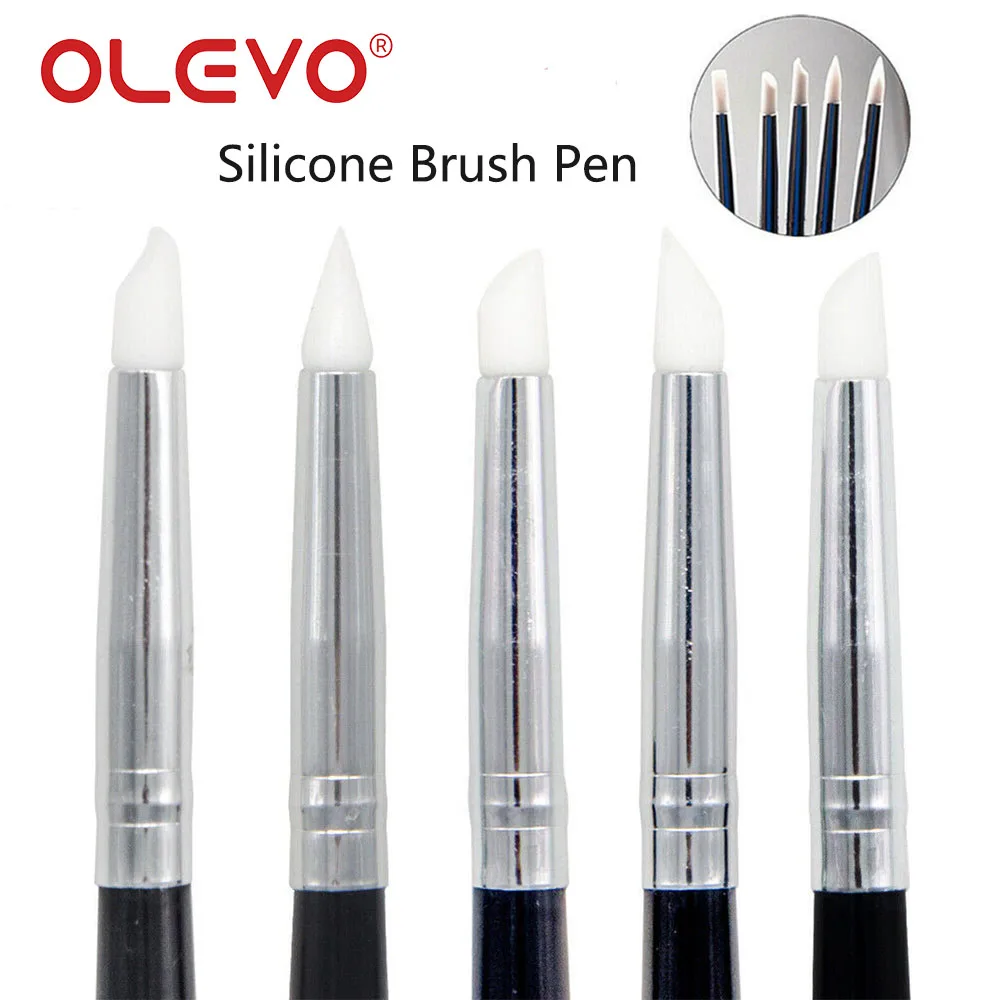 OLEVO-Dental Composite Resina Silicone Escovas, Shaping Canetas, Porcelana Adesiva, Clareamento Dentes, Acessórios Odontologia, 5 Pcs