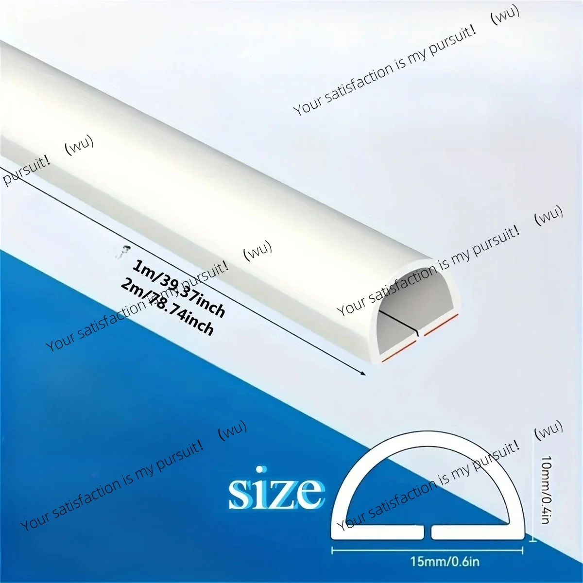 1PC 78.74in/39.37in Trunking Floor Anti Stepping Invisible Management Trunking Covering Ground Exposed Wire Routing Trunking