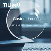 Customized Lenses 1.56 1.61 1.67 1.71 1.74 Aspheric Anti Blue Light Photochromic Lens Gradient Myopia Optical Prescription Lens