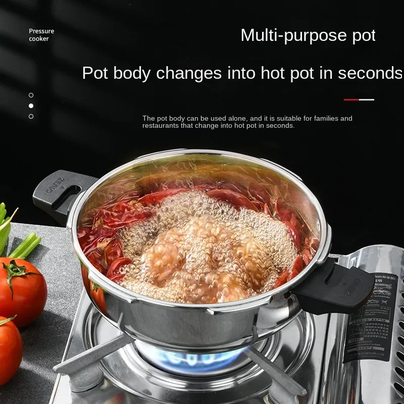 18cm Pressure cooker stainless steel Pots and pans Non stick pan pressure cooker Kitchen accessories induction cooker general