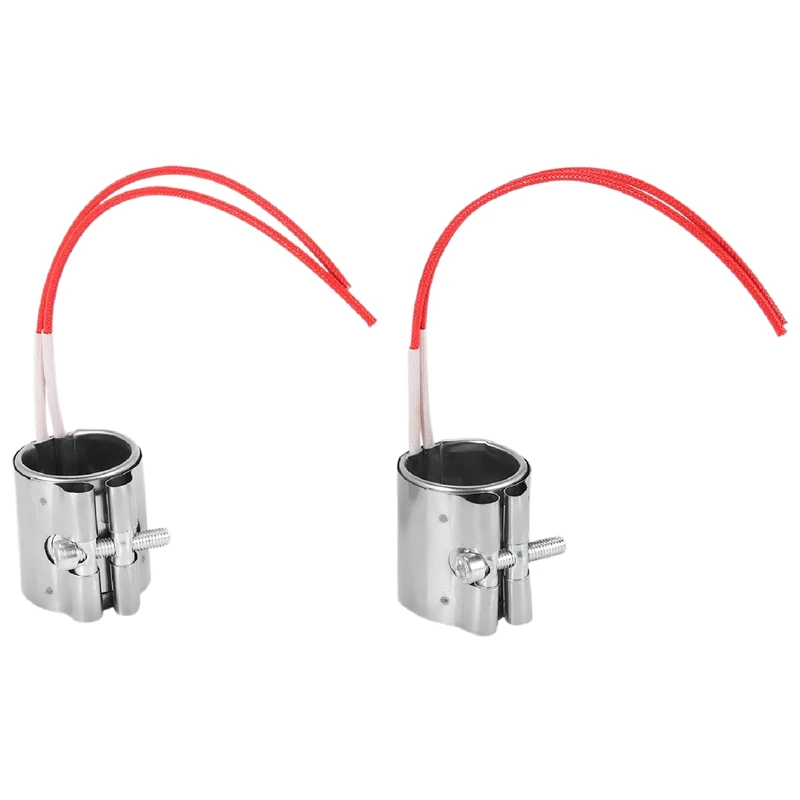 2 ピース/ロットマイカバンドヒーター 35X45mm 220V 150 ワットステンレス鋼発熱体プラスチック射出成形機用