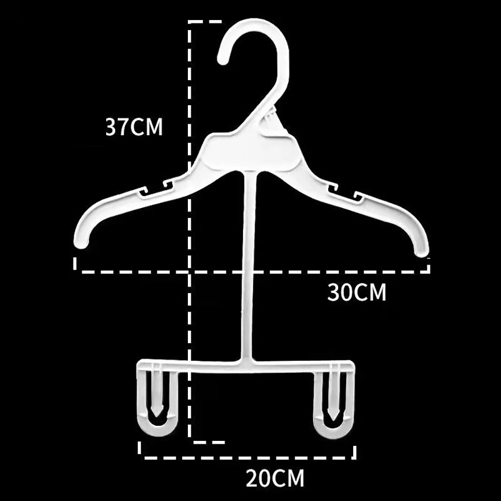 Infant Baby Children Toddler Kidwear Suit Clothes Pant Skirt Shirt Pajama Outfit  Display  Plastic Hanger Kid Wear Set Hanger