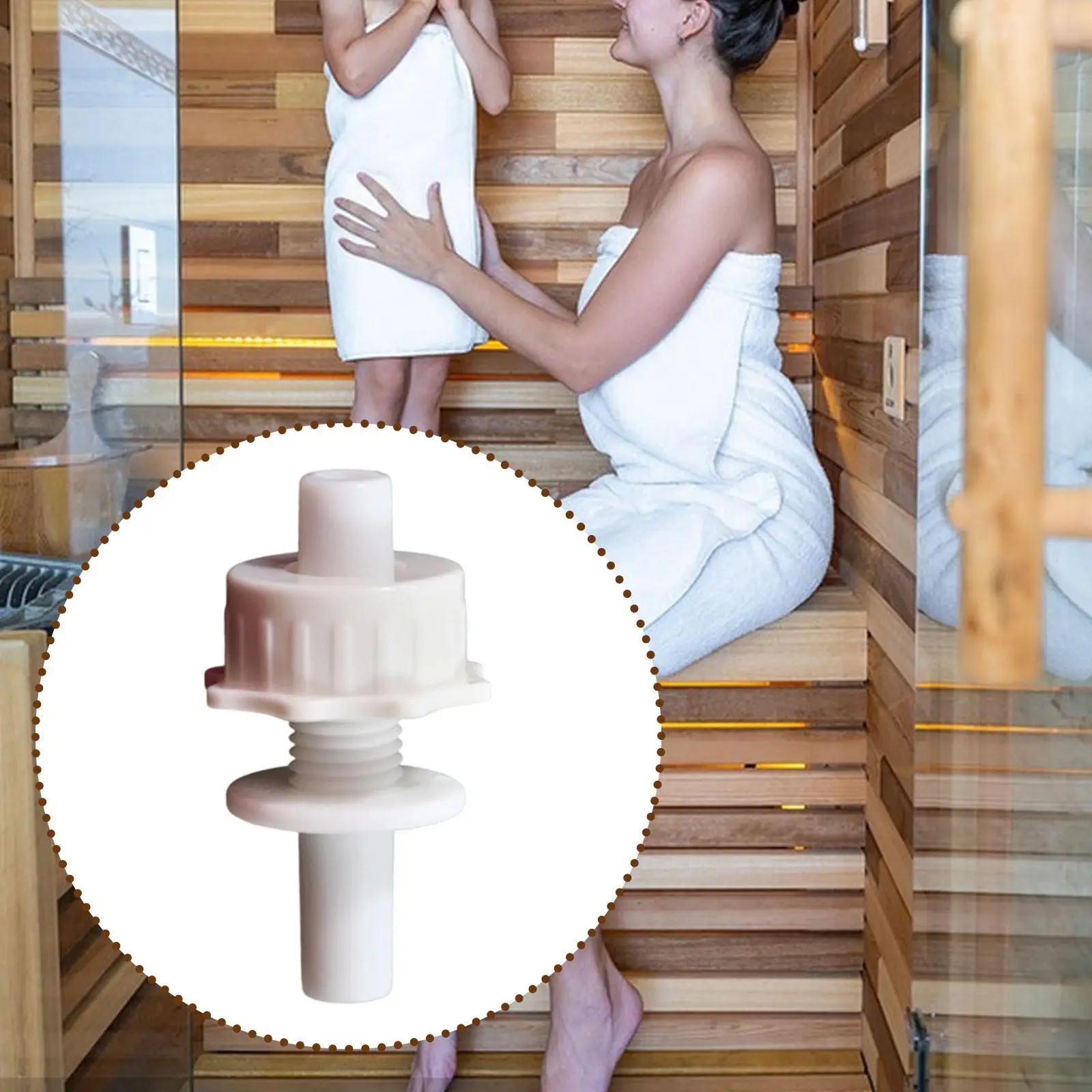 Polypropylene Silicone Hose Coupler Quick Connect Pipe Adapter High Temp Sauna Room Accessory Fitting