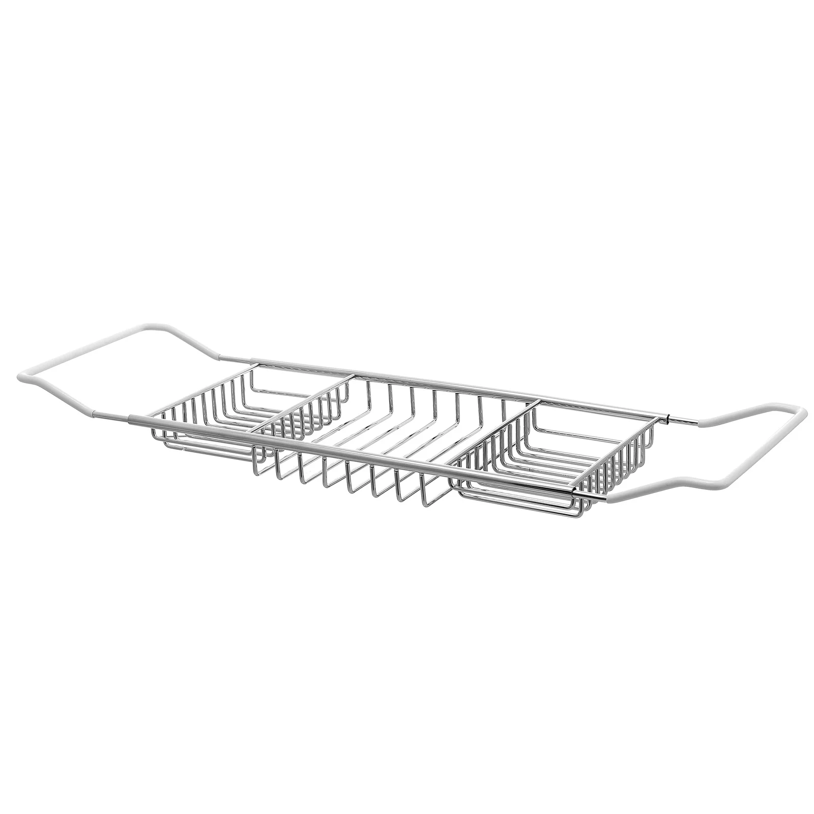 

Stainless Steel Bathtub Rack Tray Stand Accessory Silver Shower Storage Metal Bath Adjustable HOLDER