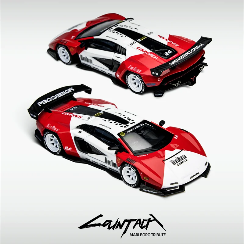 PSC 1/64 Lamborghini Countach LP800-4 Liga Brinquedo Veículo Motor Diecast Metal Modelo Presentes
