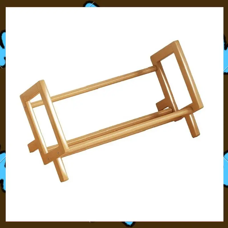 

Promotion! Desktop Bookshelf Bookshelf Storage Rack Wooden Inclined Bookshelf