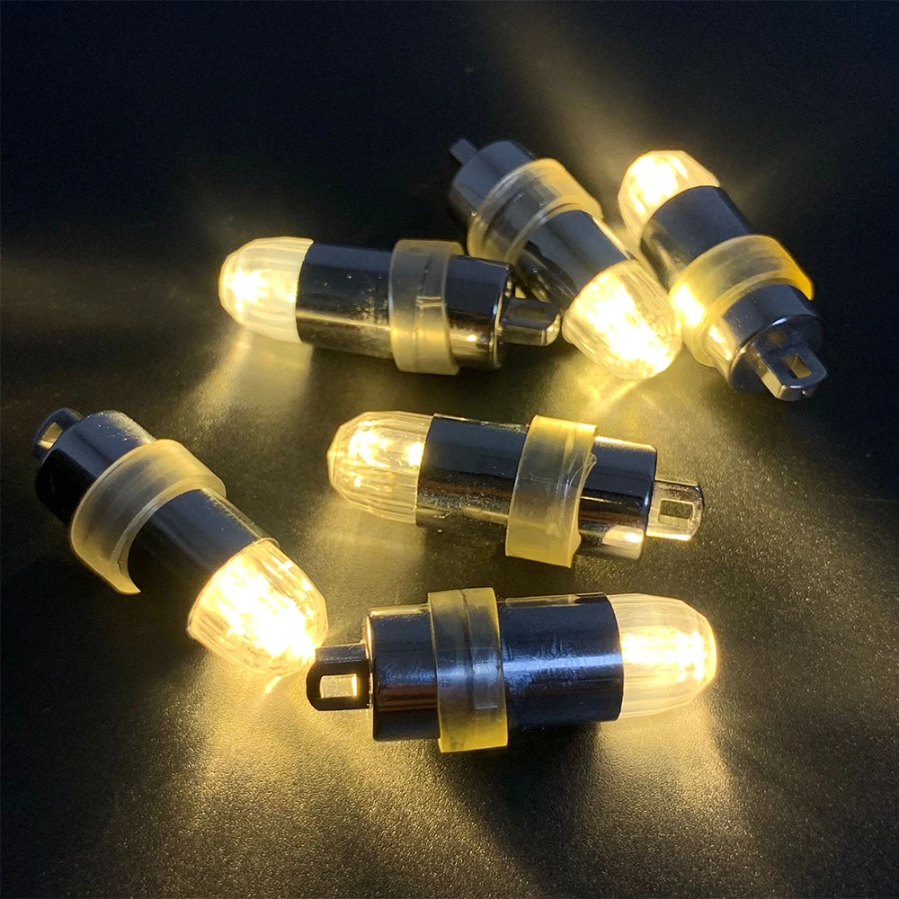 50pc DIY LED Mini Lamp Light for Lantern Balloon Craft Little Battery Waterproofed