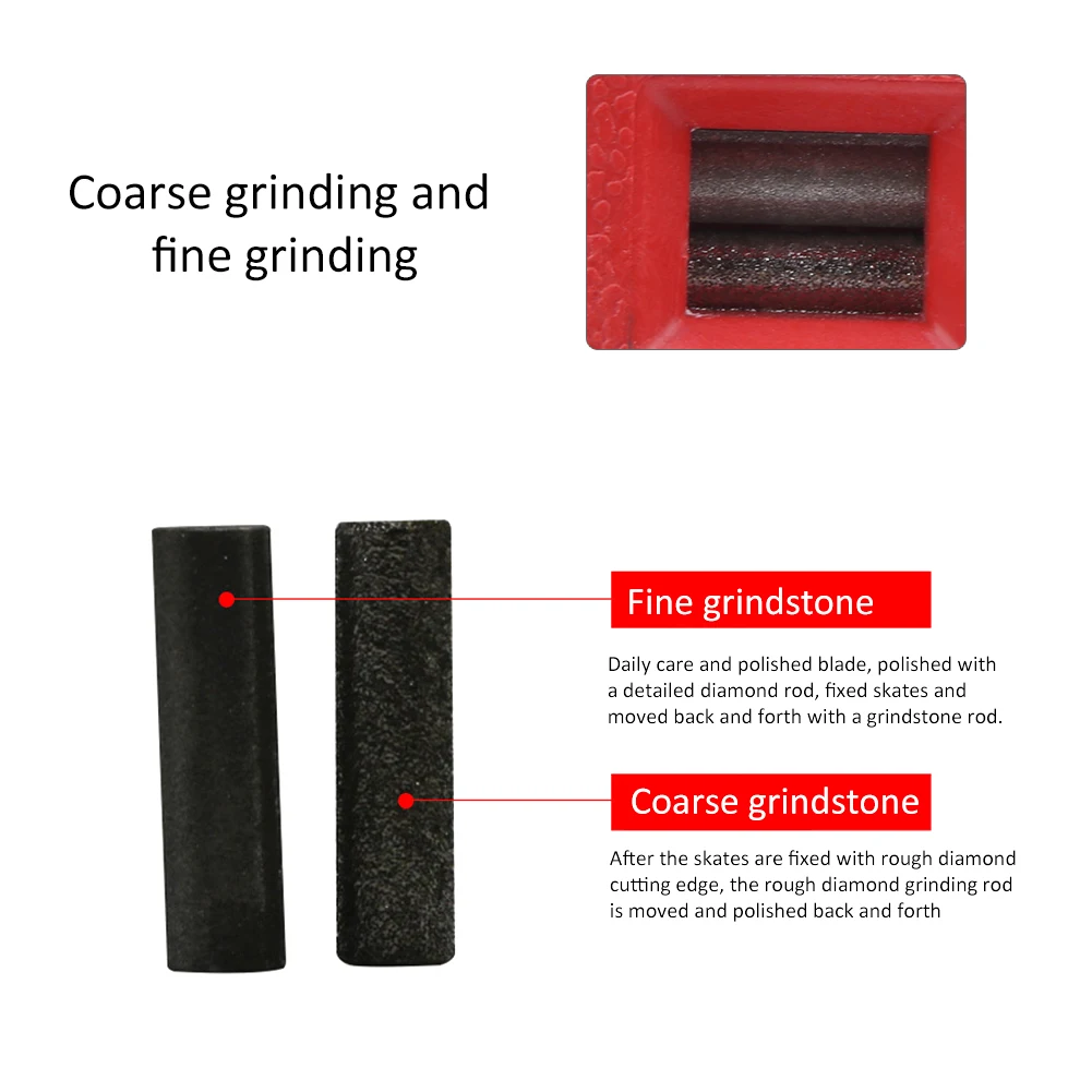 Ice Skates Blade Grinding Tool Hockey Skate Sharpener Ice Skate Shoes Grinding Conditioner  Blades Maintenance Tool