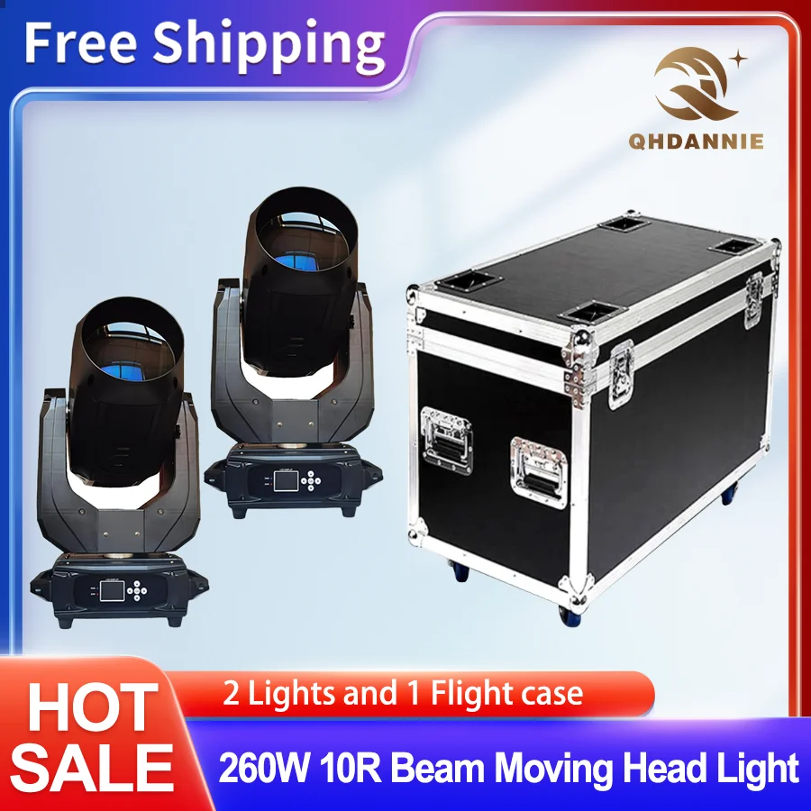 9R /10R Beam 260W Moving Head Stage DJ Lighting Fixture DMX512 Professional Color Effect Bar Dance Hall Performance