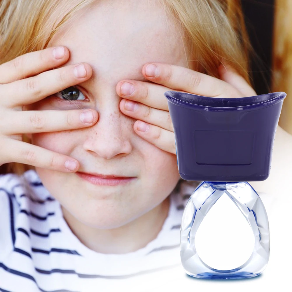 Guia de gota ocular conta-gotas preciso ajudante de gota de olho ergonômico ferramenta conta-gotas aplicador para fácil gotejamento