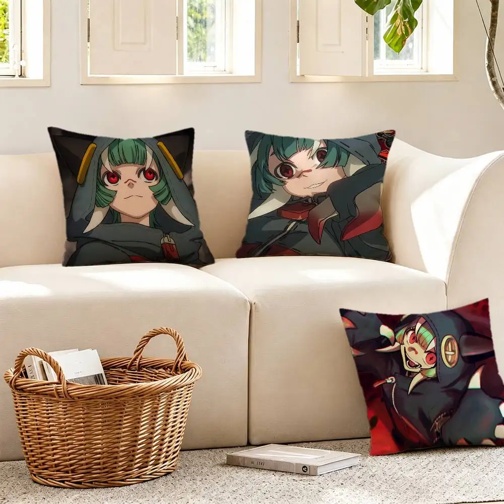 G-Guita Anime G-Gachiakuta Pillow Case Cushion Cover Throw Pillow Case For Car Sofa