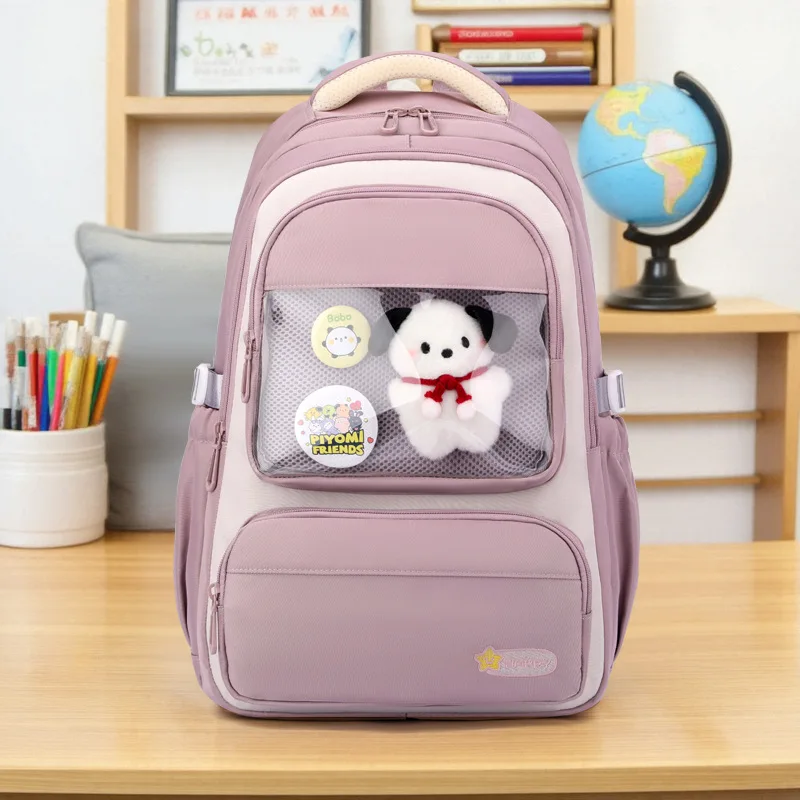 BunnyFly School Bag Girl Back Pack For Children Kid Child Teenager Female Class Schoolbag Primary Women Bagpack Teen Bookbag Kit
