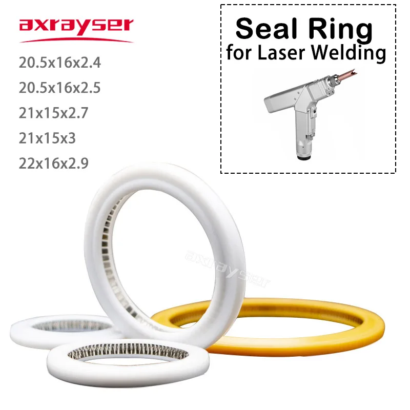 Sealing Ring for Laser Welding Gun 18x2 20x3 Protective Windows WSX Ospri QiLin HANWEI CQWY PE With Spring Ringer High Power