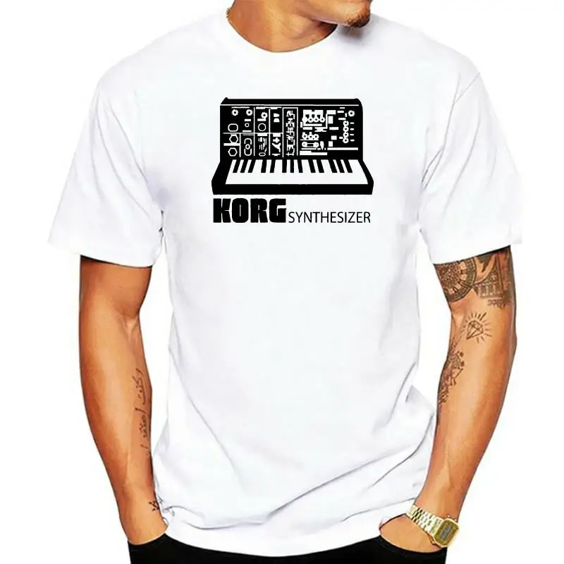 KORG SYNTHESIZER T SHIRT VINTAGE MOOG RARE SAMPLER ANALOG Street Plus Size Tee Shirt