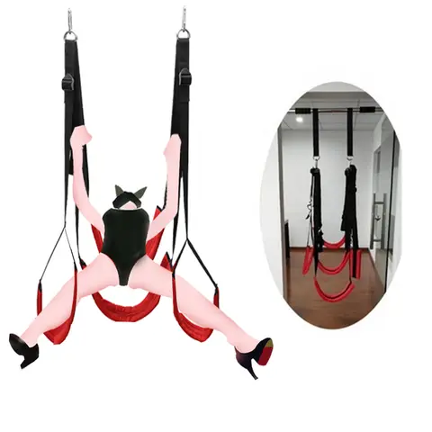 Seks Salıncak Kayışı Erotik Oyuncaklar Kadınlar için Çiftler Yetişkin Oyunları Ayak Bileği Bilek Süspansiyon Pozisyon Fetiş Kısıtlama Esaret Seks Mobilya