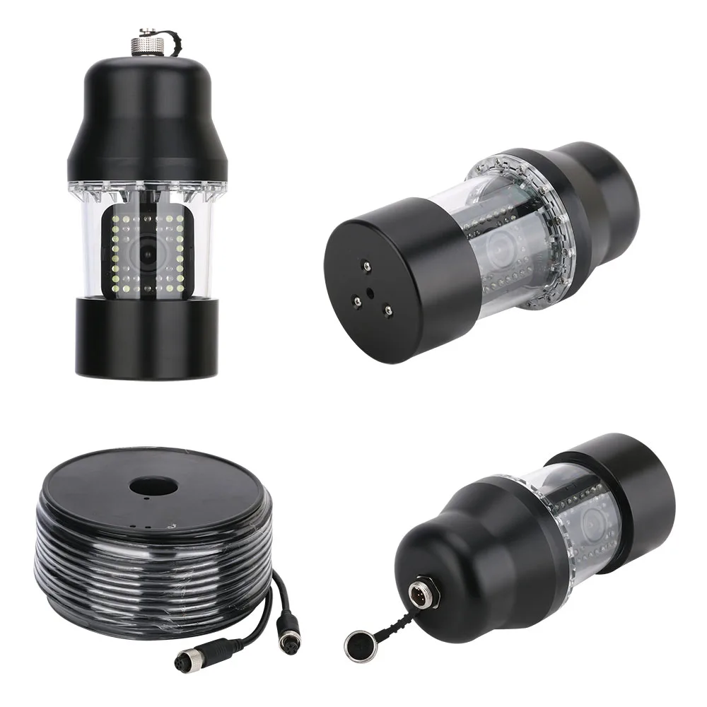 

Ip68 Waterproof 7 Inch Dvr Recorder 50m Underwater Fishing Video Camera 38 Leds 360 Degree Rotating Camera