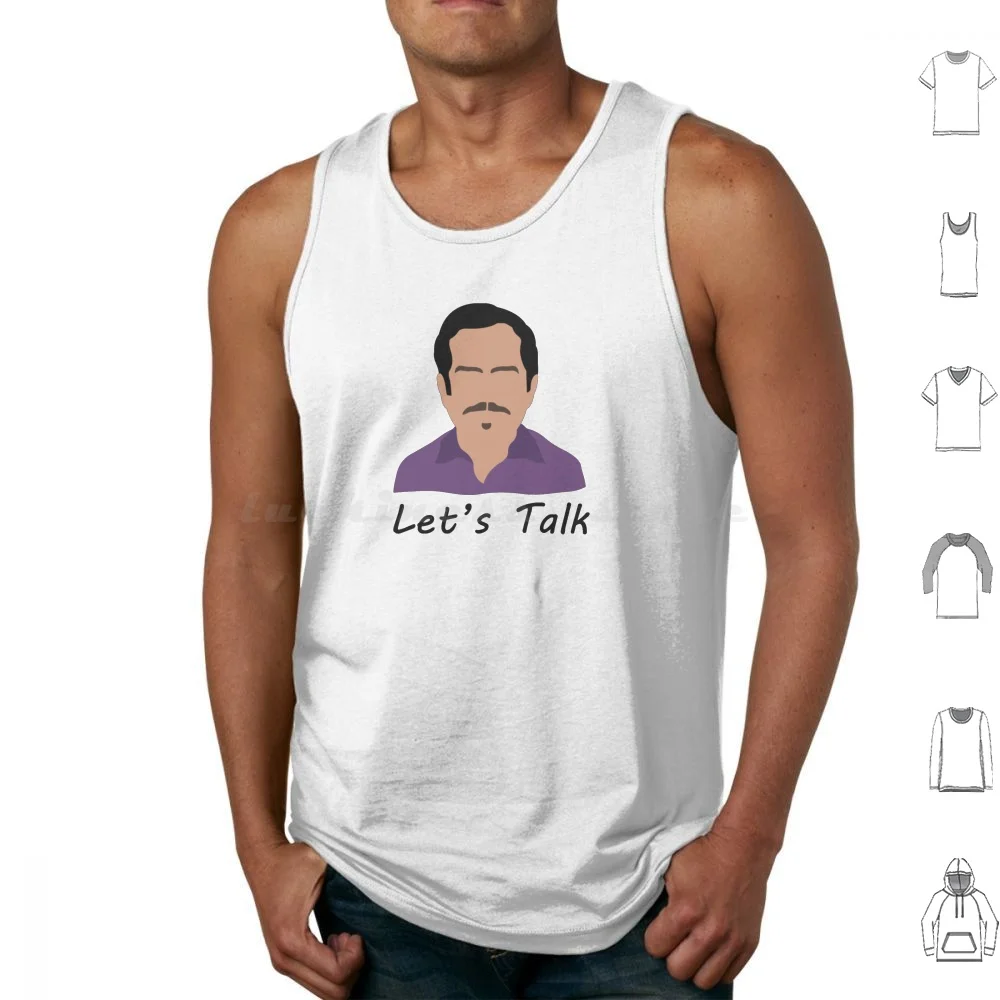 Lalo Let's Talk Tank Tops Vest Sleeveless Lalo Salamanca Better Call Saul Saul Goodman Nacho Series Hermanos Eduardo Salamanca