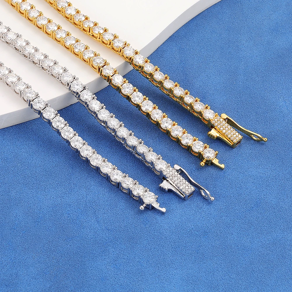 HHIOK 3MM 4MM Shiny Iced Out T - Tennis Bracelet Cubic review and price