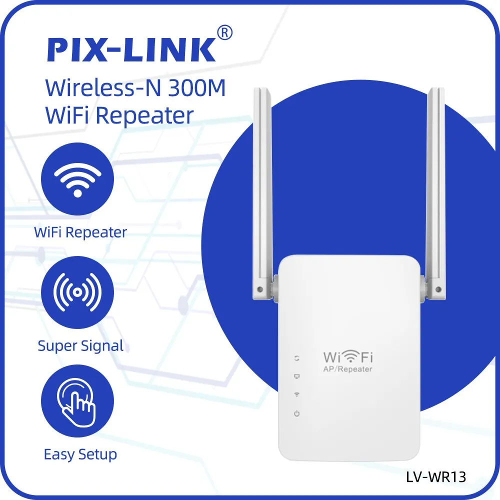 PIX-LINK WR13 WIFI Repearter 300Mbps Wireless WiFi Router Repeater Range Extender Bridge Access Point Wi Fi Range Roteador