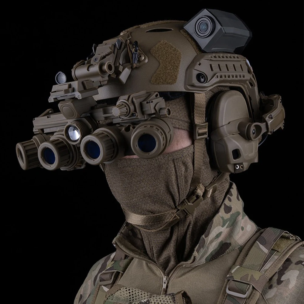 GPNVG 18 Night Goggle Helmet Binocular Model Four-Eye Night Device Model Airsoft Hunting Binoculars Movies Props