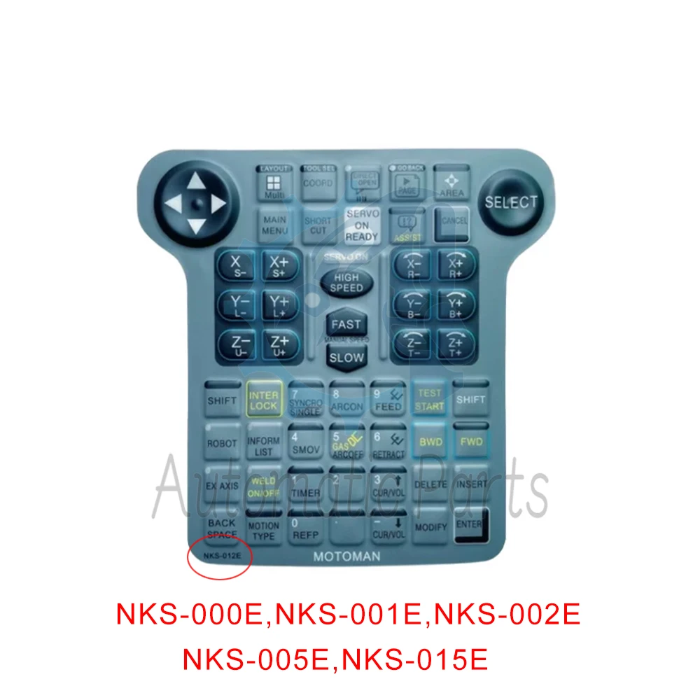 nks-000e-nks-001e-nks-002e-nks-005e-nks-012e-nx100ティーチペンダント用メンブレンキーシート