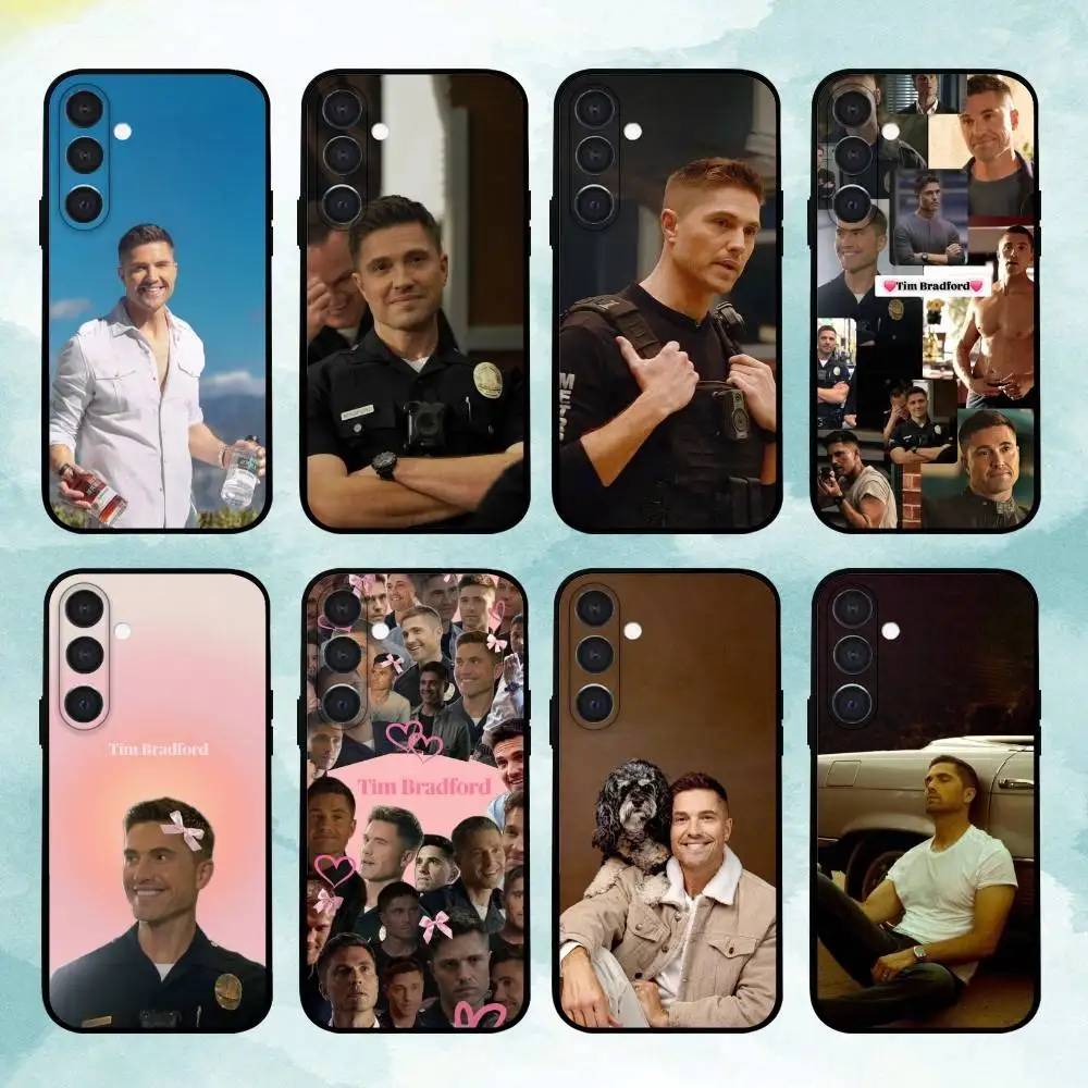 

Tim Bradford R-Rookied Phone Case For Samsung A73,A21s,A22,A31,A32,A52,A53,A71,A80,Soft Black Shell