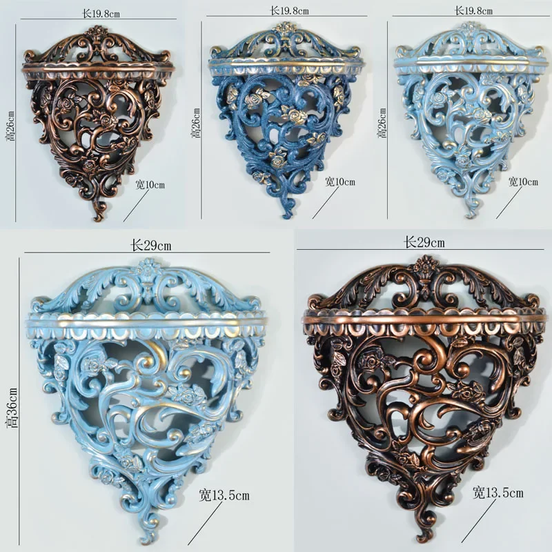 New European-style Minimalist Wall Decoration Three-dimensional Creative Wall Hanging Decoration Rack Partition