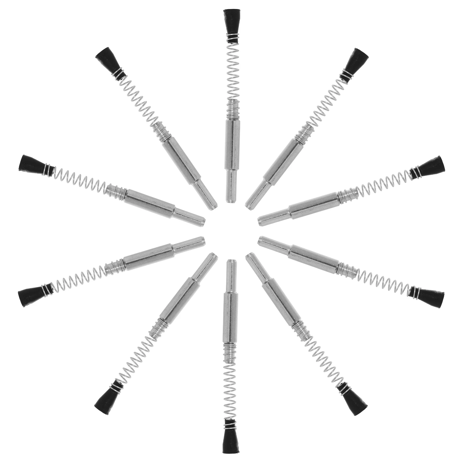

25pcs Window Screen Plunger Latches Silver Spring Loaded Pins Screens Firm Stainless Steel Glass Clamps Hardware