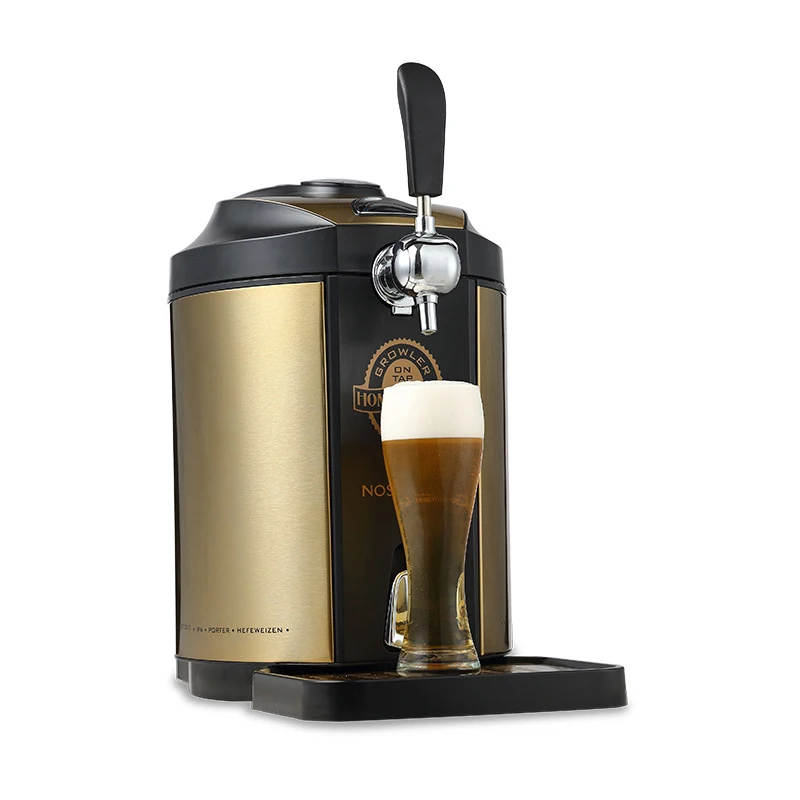 

5L Keg Automatic Self-Brewing Beer Equipment Mini Semiconductor Cooling Draft Beer Dispenser Small Barbecue Draft Beer Machine