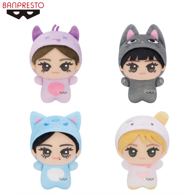 

Официальная серия Bandai Aespa, плюшевая игрушка, костюм куклы, серия 10 см, плюшевая хлопковая кукла, коллекционная игрушка для фанатов, подарок