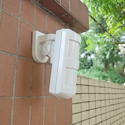 12V-24V Outdoor Wire Microwave Motion Detector Passive PIR Motion Sensor Pet Friendly Anti-tamper Alarm output NC/NO for Secure