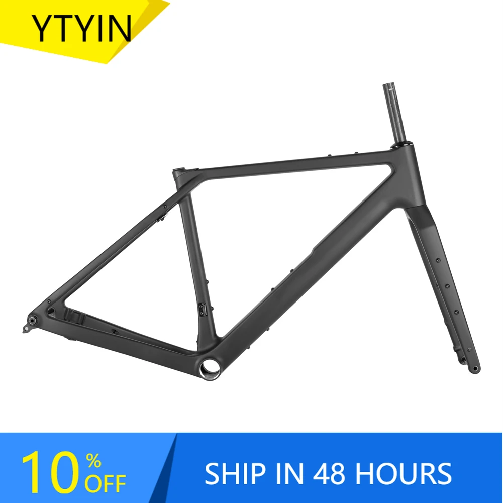 

YTYIN Spcycle 2025 New G069 Carbon Gravel Bike Frame Full Hidden Cable UDH Hanger Aero Carbon Gravel Bicycle Frameset