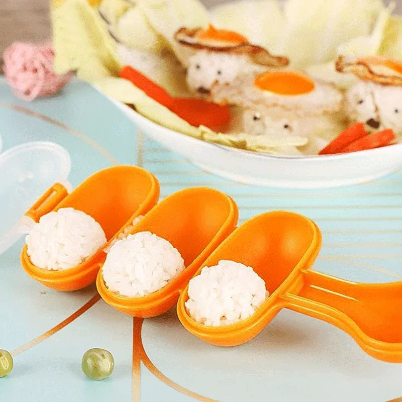 1pc Creativity Diy Rice Ball Molds Sushi Mold Maker Rice Mold Kitchen Sushi Making Tools Bento Accessories