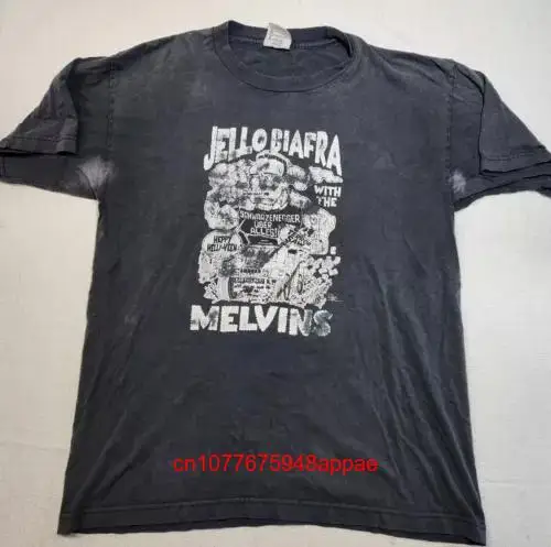 Camiseta de Concerto, Vtg, Gelatina, Biafra, Melvins, Tentáculos Alternativos, Punk, Raridade, HTF, Manga Longa ou Curta, 2005