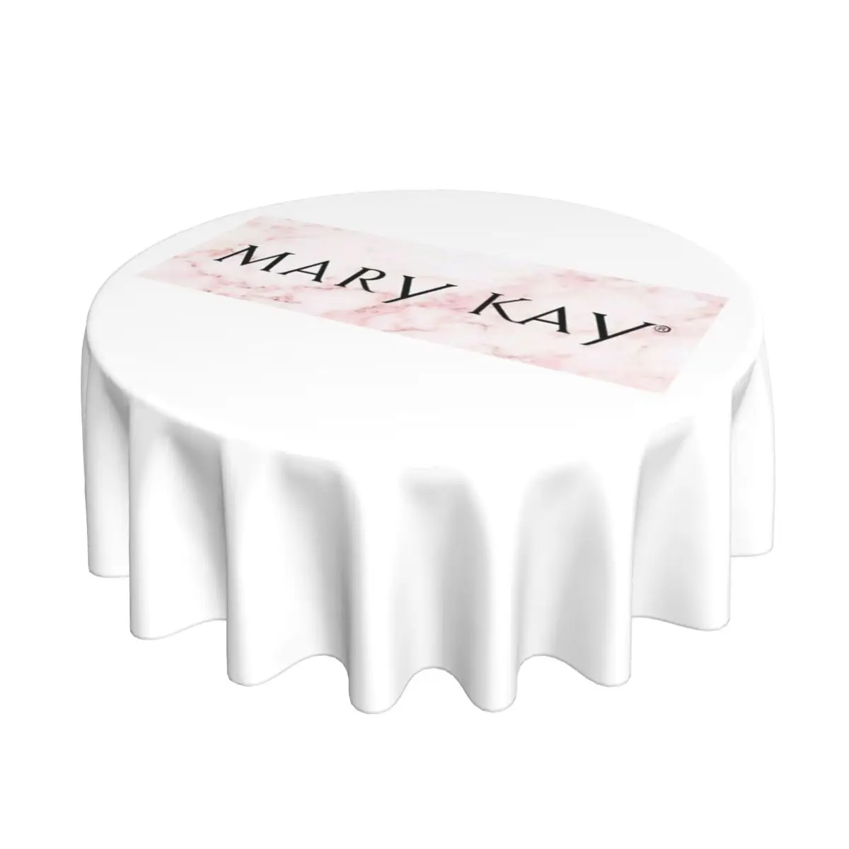 

Mary Kay Waterproof Round Tablecloth Oilproof Table Cloth for Kitchen Events Dining Table Cover 60 inch