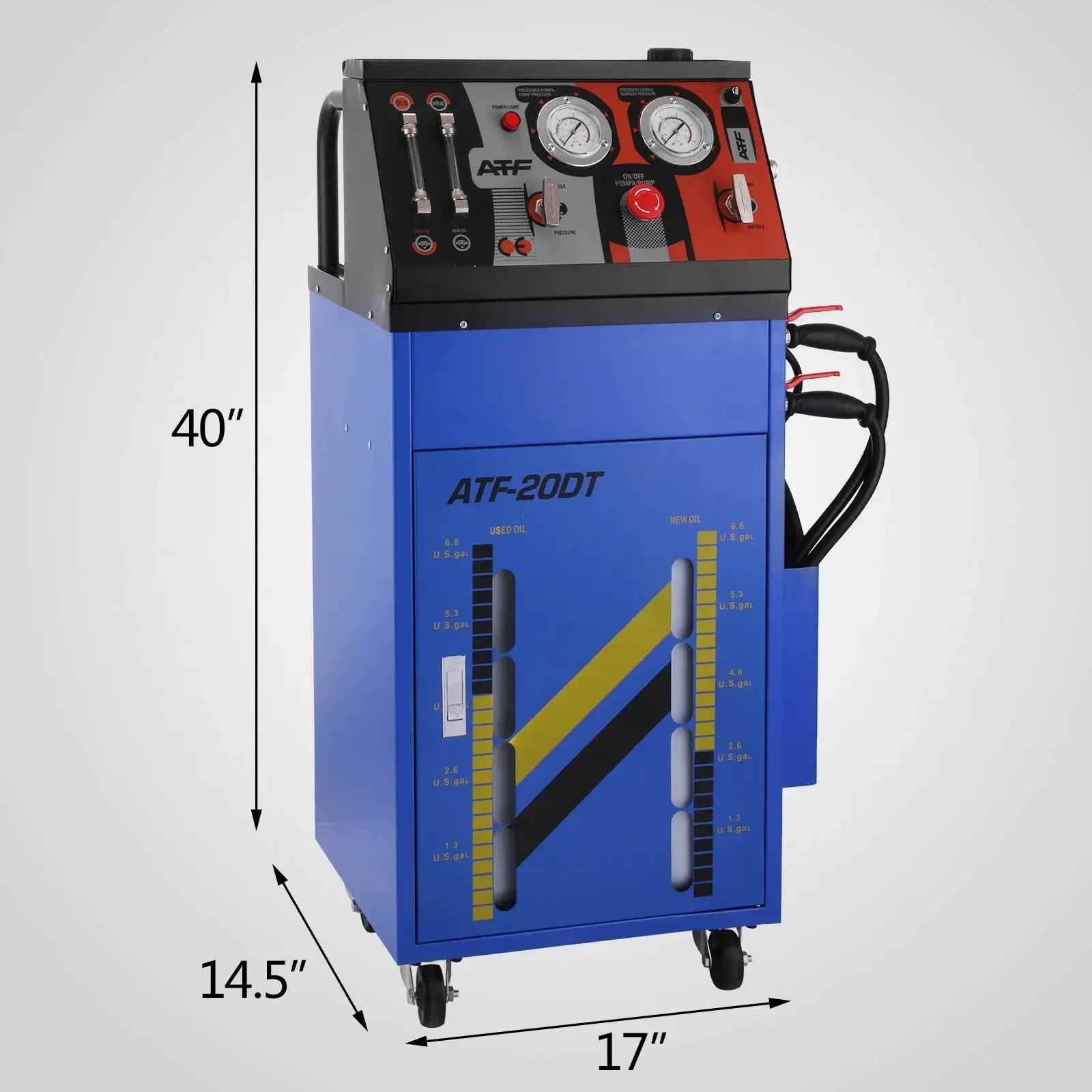 SIHAO 12V Auto Transmission Fluid Flush Exchange Machine Liquid Replacement 0-60PSI Gearbox Oil Changer DC Flushing Device Gear