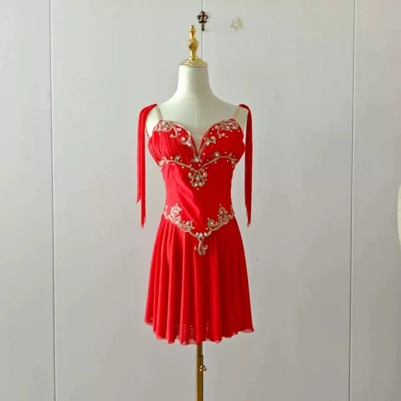 Ballet Cupid Performance Dress Professional Edition Short Skirt Tailored