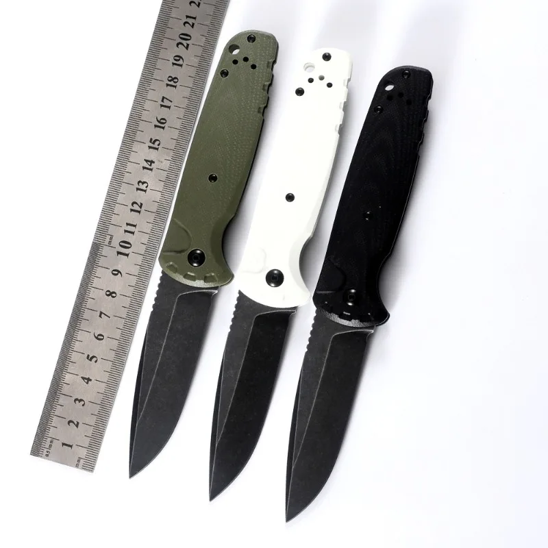 

Portable 4300 Outdoor Camping Pocket Folding Knife 9CR18mov Blade G10 Handle Hunting Survival Tactical Utility Knives EDC Tools