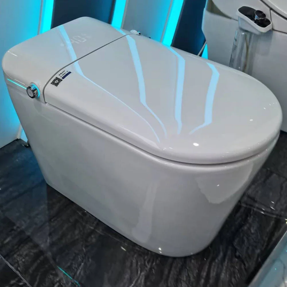 

Factory Modern Electric Automatic Closestool Bathroom Intelligent Sanitary Ware Ceramic One Piece Smart Toilet