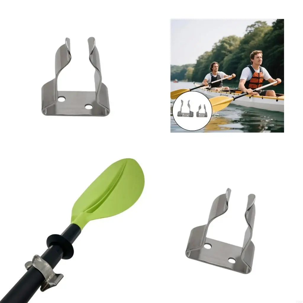 Heavy Duty Stainless Steel Oar Lock Holder Stand Perfect For Securing Paddles Fishing Gear And Accessories On Watercraft New