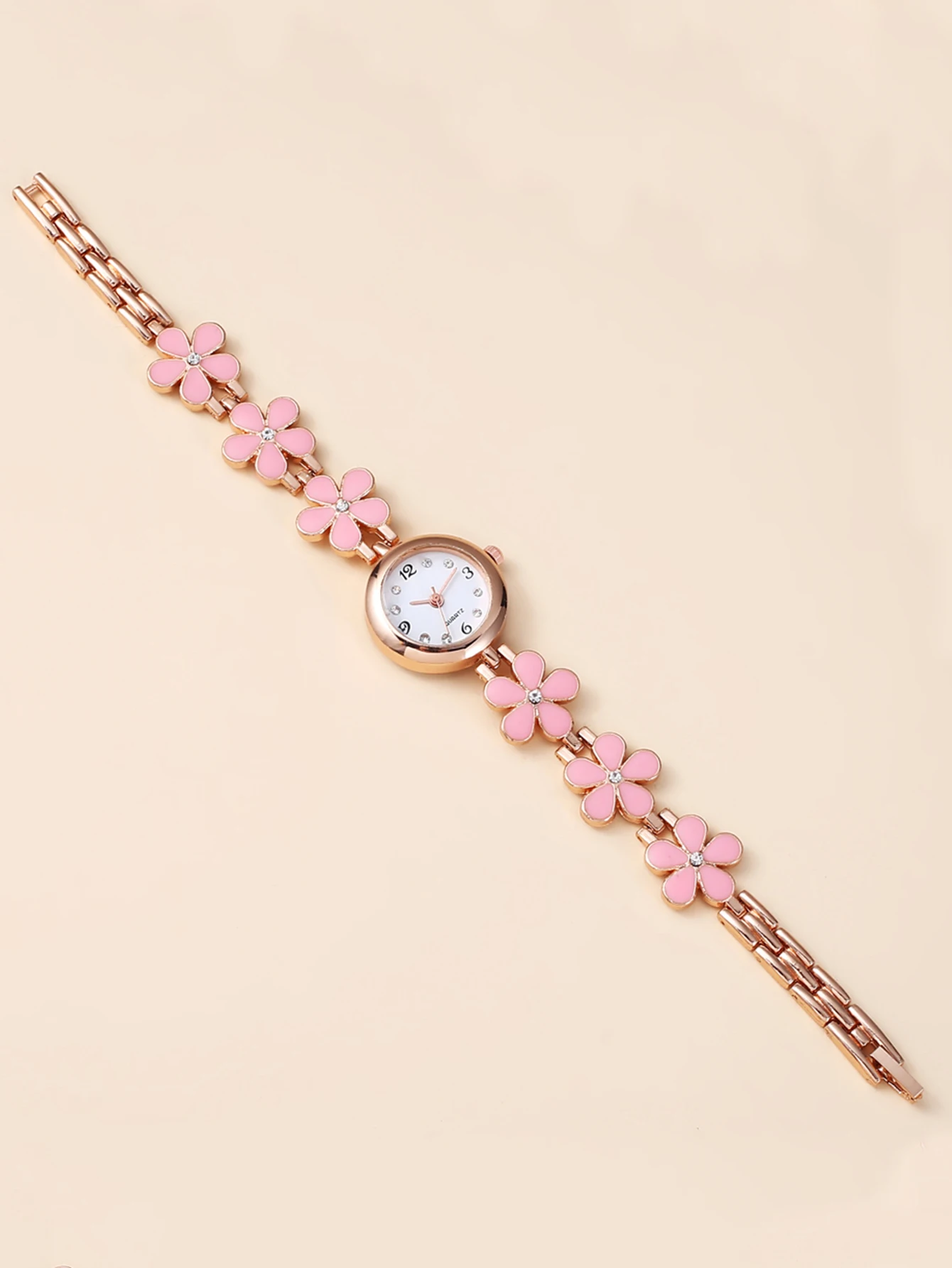 Mori Small Dial Petal Bracelet Watch Korean Version Simple and Compact All Cute Small Fresh Quartz Watch