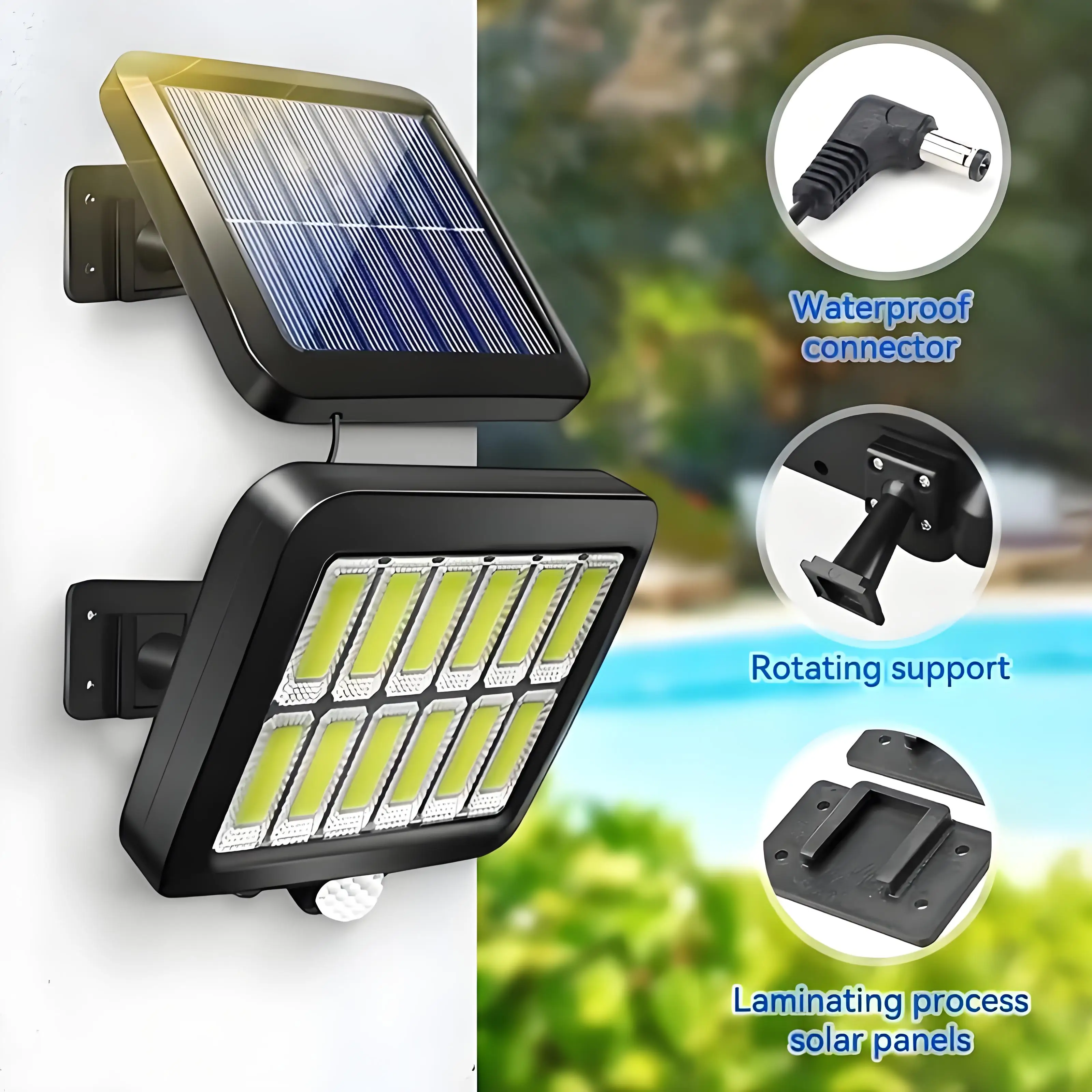 Solar Split-Type Light, Outdoor Garden Sensor Light, Led Household Motion Sensor Wall Light, Garage Light, Lighting Street Light