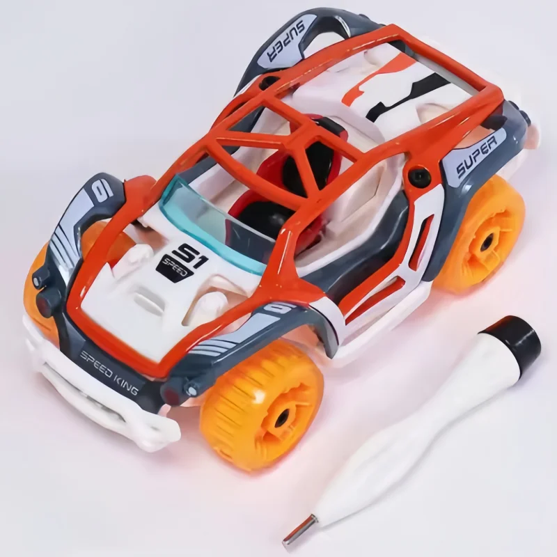 Alloy Assembly Car Simulation Sound Effects Sports Car Children Boys Manual Assembly Toy Car Puzzle Brain Disassembly Car